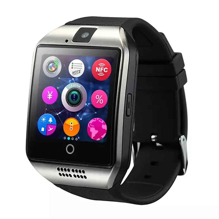 

Q18 1 Sample OK Smart Watch phone anti thief SmartWatch with memory card clear sound sports watches For Outdoor, Colorful