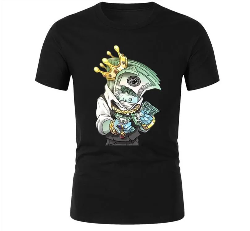 

Men's modal cotton short sleeve printed T-shirt