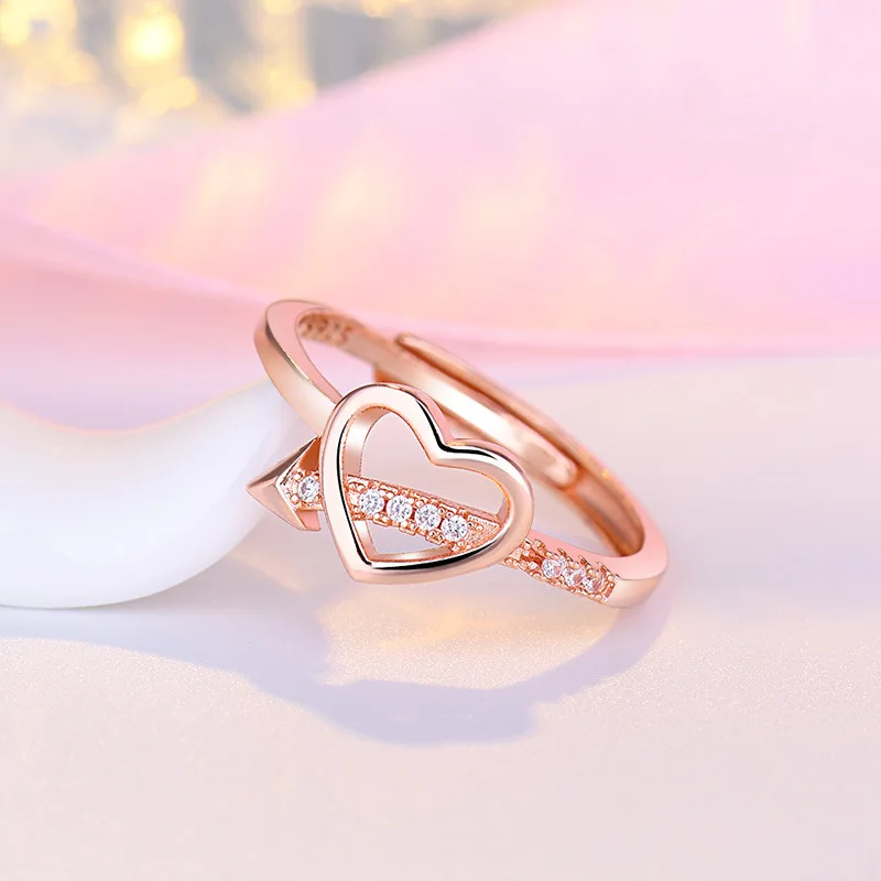 

Ju Hu's Creative New Heart-shaped Ring Woman, As shown in the figure