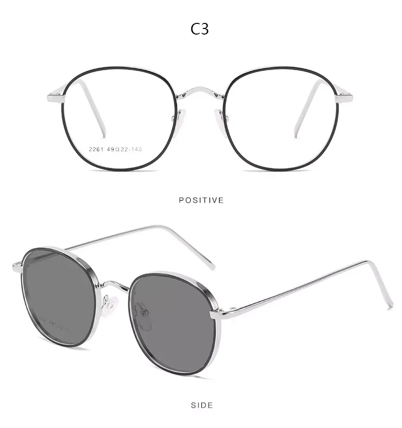 

Custom Logo Optical Frame Anti Blue Light Eyewear Photochromic Lenses Sun Glasses Sunglasses