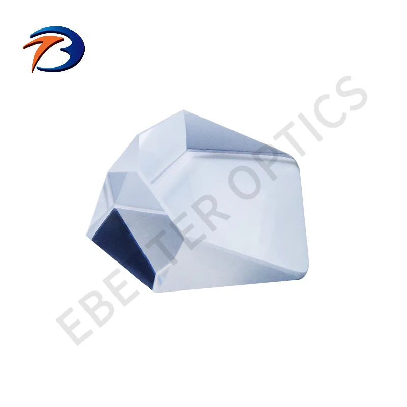 Custom-made Bk7/k9/ fused silica/ quartz Roof Prism for telescope penta prism lens