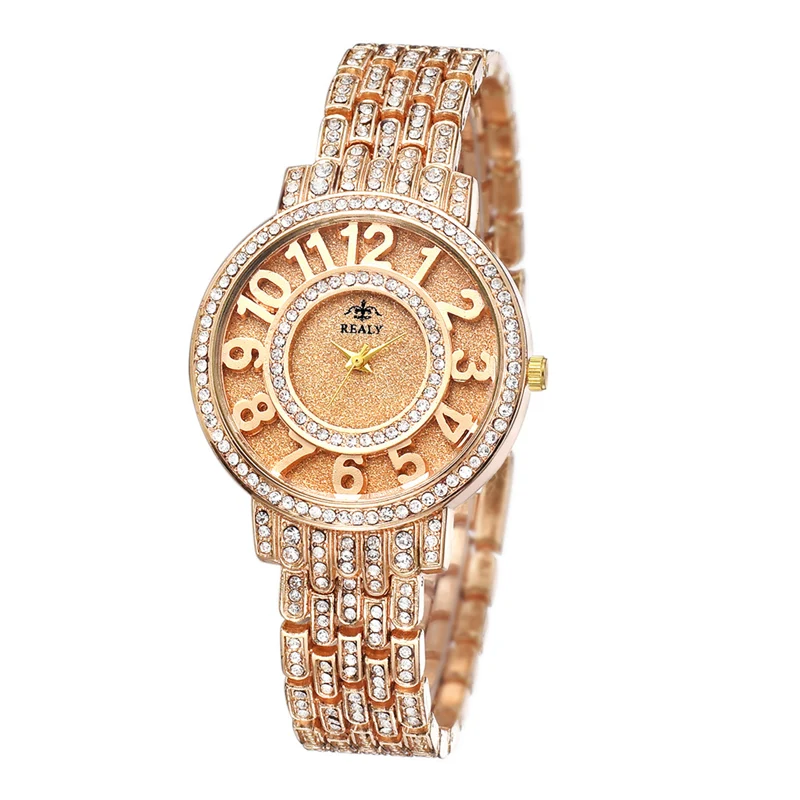 

WJ-9565 New Style Women's Alloy Quartz Wristwatch Hot Sale In Foreign Trade Luxury High Quality Lady's Hand Watches, Mix