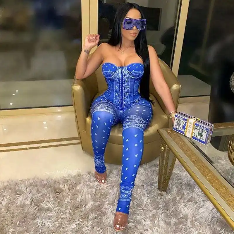 

2020 New Casual Rompers Womens Multicolor Tie-Dye Rainbow Polka Dot Back with backless sexy Jumpsuit And Plus Size Women Clothin