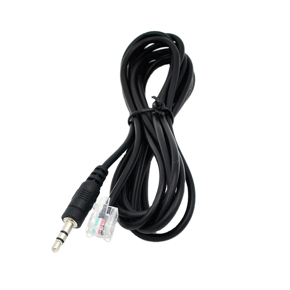 Rj11 6p4c Plug To 3.5mm Audio Cable Rj11 To 3.5mm Patch Cord Buy Rj11