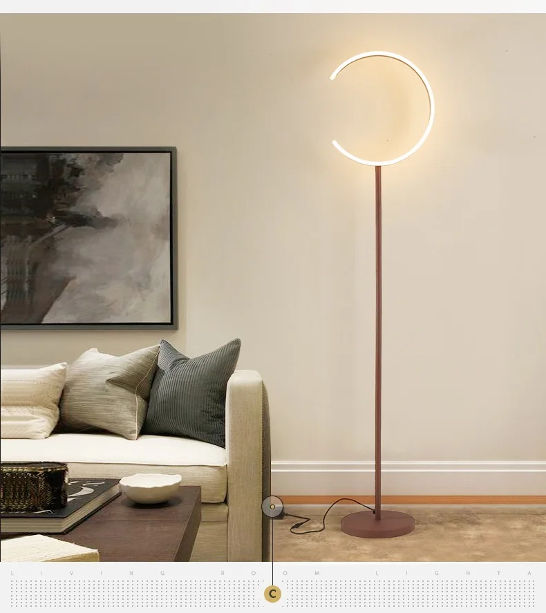 Creative C bedroom living room simple modern bedroom bedside desk eye protection led desk lamp floor lamp