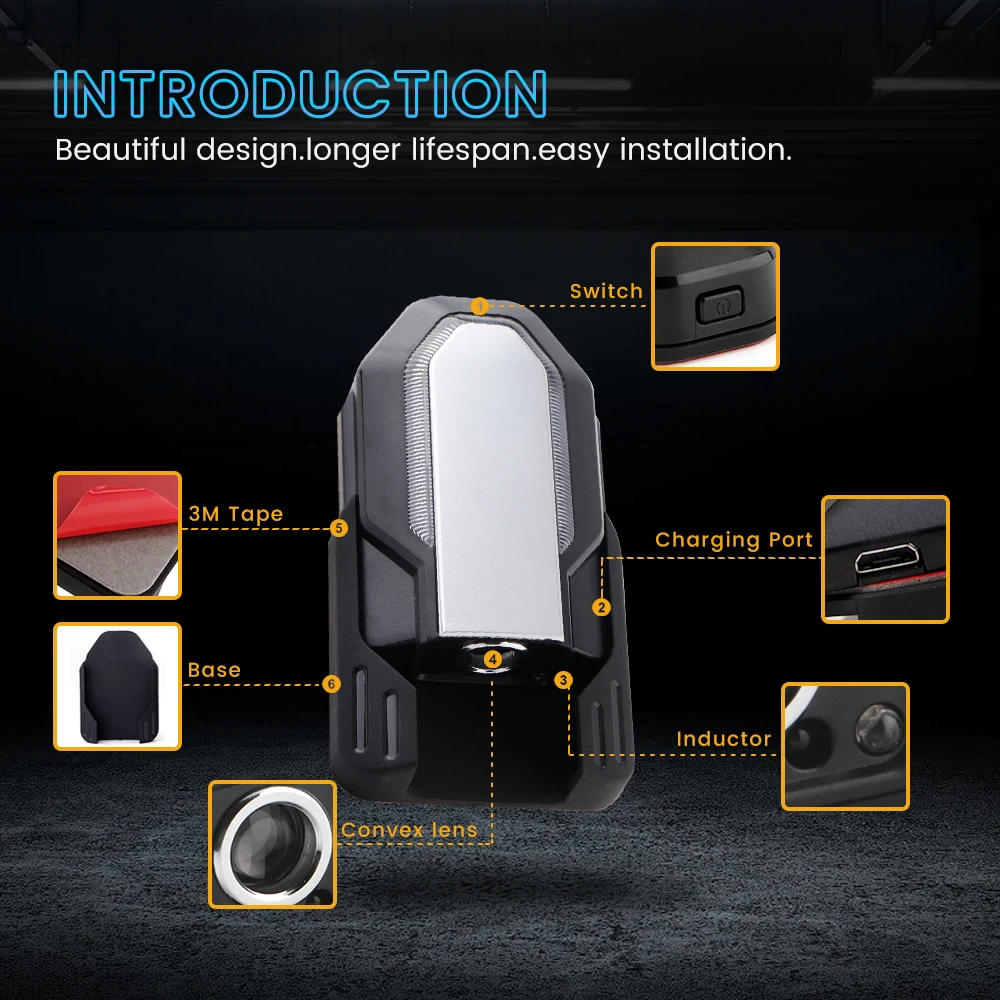 Newest Dynamic Led Car Door Light Ghost Shadow Laser Projector Logo