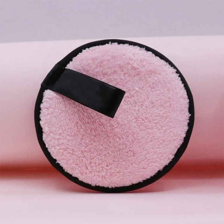 

Custom Washable Face Microfiber Make Up Cleaning Pads,Bamboo Make Up Remover Pads, Pink or custom