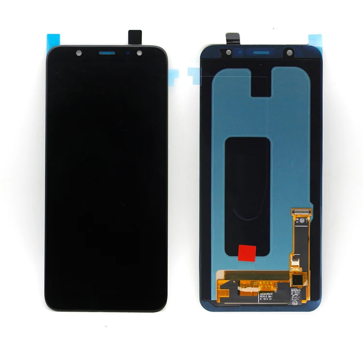 

mobile touch glass replacement for A6+ a6 plus A605 2018 oled lcd display touch screen digitizer assembly, Black