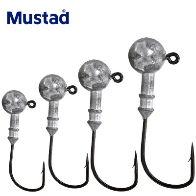 

Mustad CNJH01 jighead hooks mustad small jig head hook factory finished products wholesale