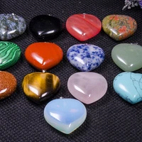 

Wholesale High Quality Polished Drilled Heart Shaped Pendant Rose Quartz Stone Heart Pendant