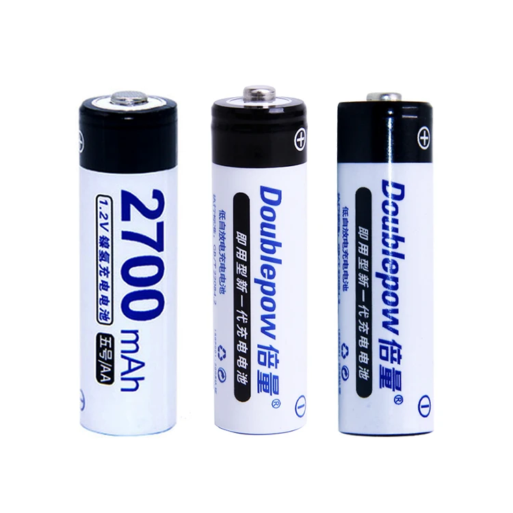 

High Capacity NiMH AA 1.2V 2700mah Rechargeable aa Batteries for electronic toys