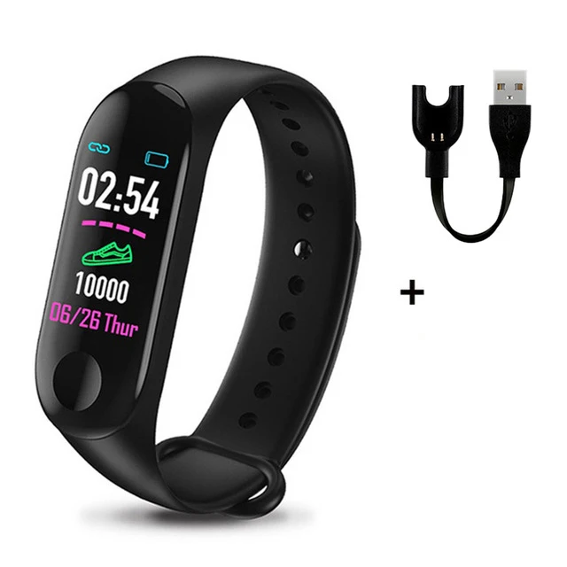 Waterproof digital sport touch screen wifi relojes inteligentes bluetooth m3 smart watch bracelet