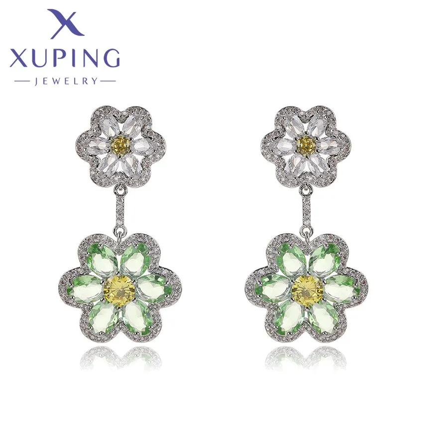 

YSearring-1261 XuPing jewelry Exquisite fashion elegant luxury platinum plated earrings women's earrings