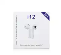 

i12 TWS Wireless Headset reloj audifono Touch Key Bluetooth 5.0 Sport Earphone Stereo For Smart Phone