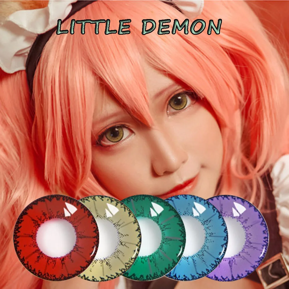 

Cosplay Eyewear Color Lenses soft contact lens Animation Makeup LITTLE DEMON