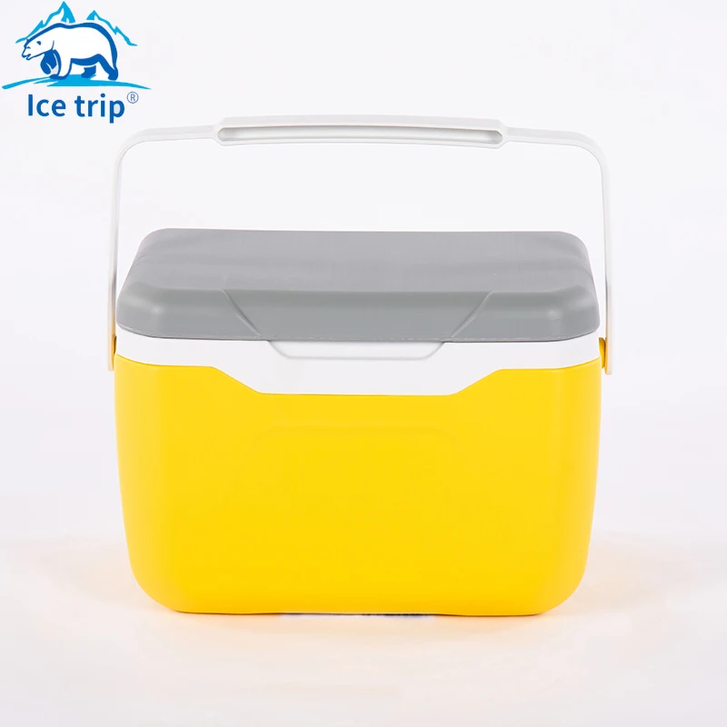 

5.5L Fresh Keeping Insulated Ice Box Cooler Picnic Food Thermal Container Refrigerated Fishing Cooler Box for Travel, Blue/pink/white/yellow/purple