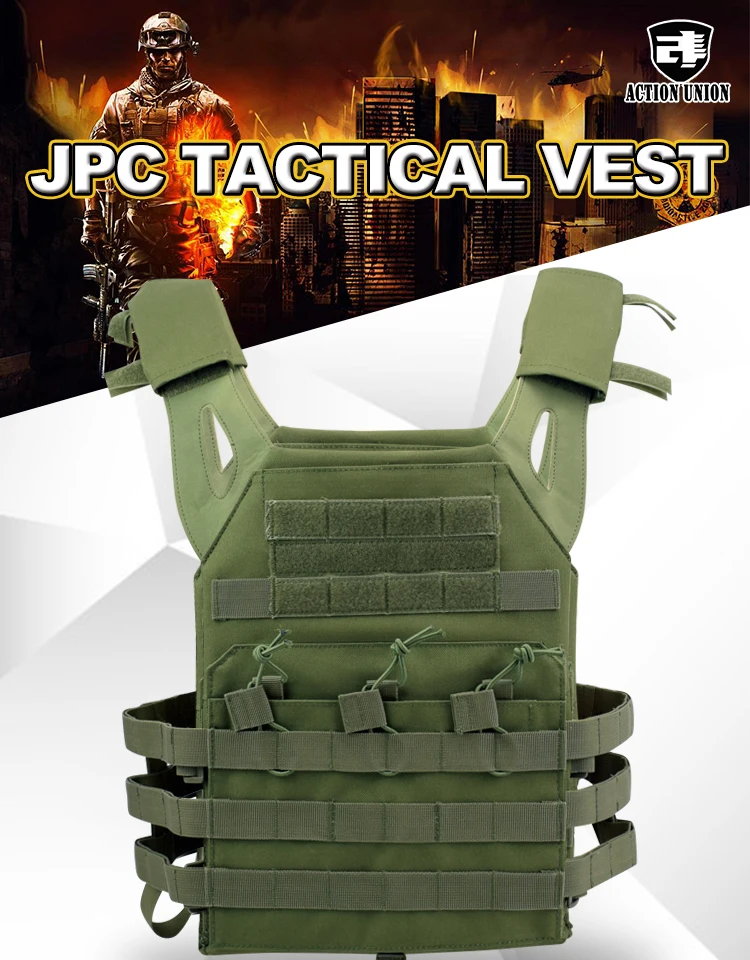 Actionunion Adjustable Jpc Tactical Vest Molle Vest Outdoor Hunting
