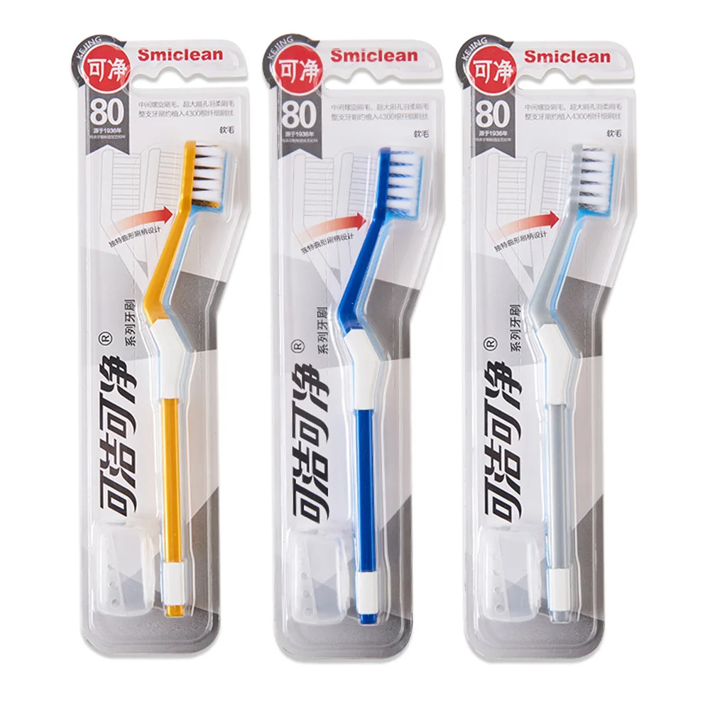 

high quality Dupont nylon 1010 toothbrush kodomo nylon brush factory toothbrush, Blue/yellow/silver