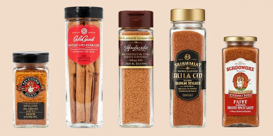 Cozy coffee mug with cinnamon stick and sprinkle of powder