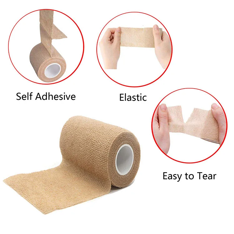  Cohesive Elastic Bandage Horse Vet Wrap Kinesiology Sports Tape