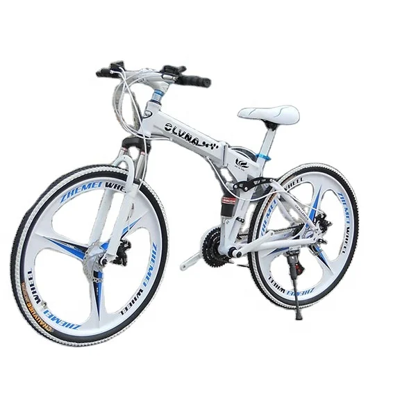 Folding Mountain Bike Wholesale Customized OEM Carbon Steel Frame Full Suspension Bicycle for Adult