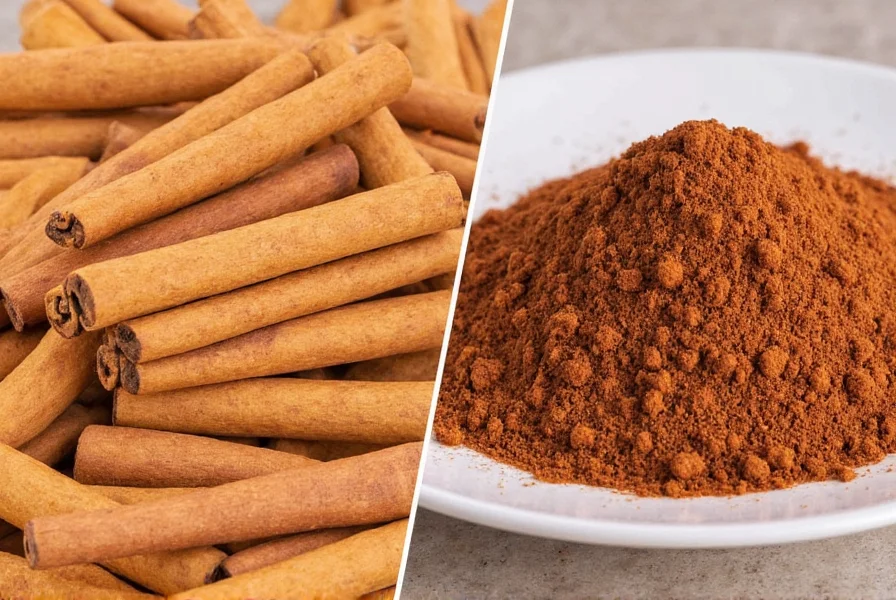 Ceylon cinnamon sticks in a glass jar