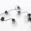 G40 Ball Lighting PVC Black Cable Rubber Belt Garland Backyard Decor LED String Light With Clear Plastic Bulbs G40 global string