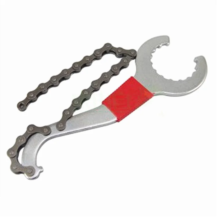 

Hot Sale Bike Chain Spanner Tool Whip Bottom Bracket Repair Flywheel Removing Tail Hook Wrench Maintenance Tools, As shown