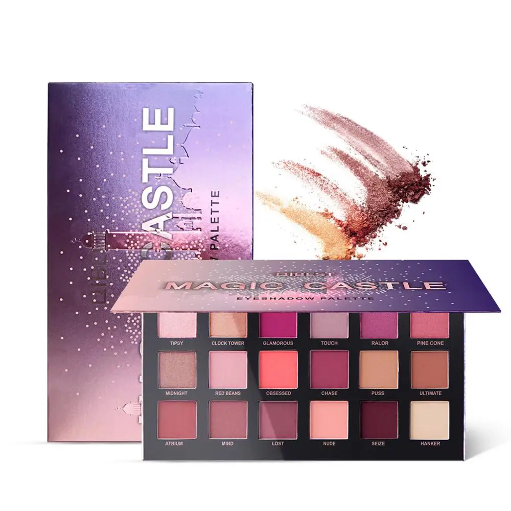 Beieyou Wholesale Pigment Colorful Eye Shadow Palette Glitter Matte Eyeshadow Makeup Palette