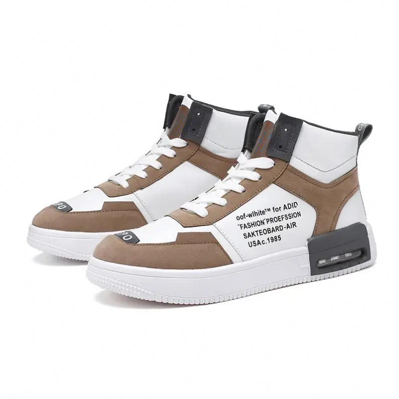 

2019 Hot Popular Men Sneakers High Top Mixed Colors Casual Shoes Men, Optional