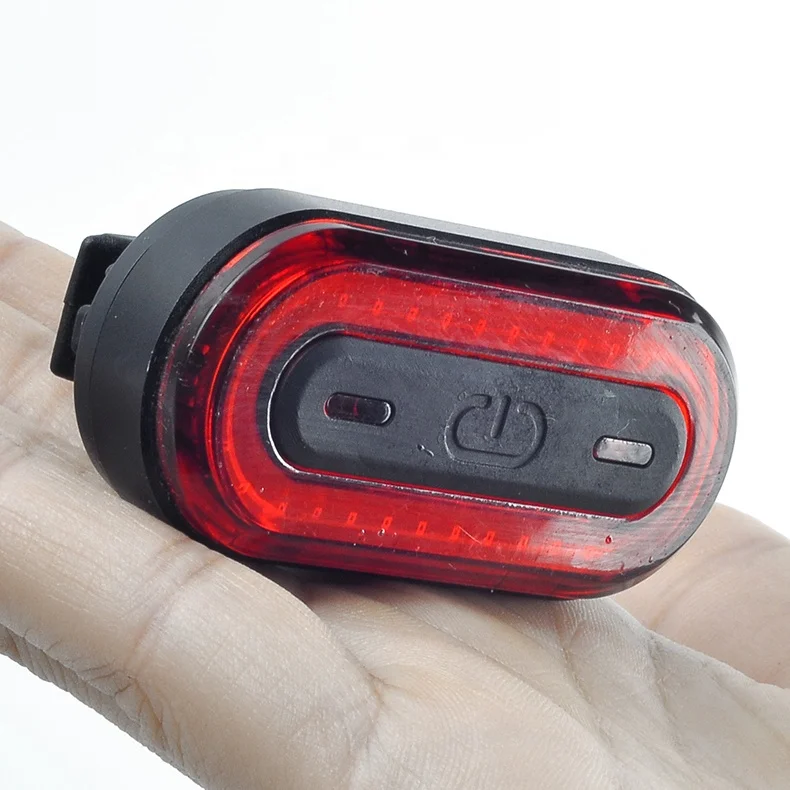 

Machfally USB rechargeable smart bike led alarm brake light, Black