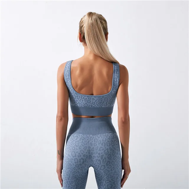 

Runningline Blue Seamless Yoga Set Female Athletic Wear 2021 Sport Padded Bra Tank Sexy Ladies Gym Compression Leggings Pants