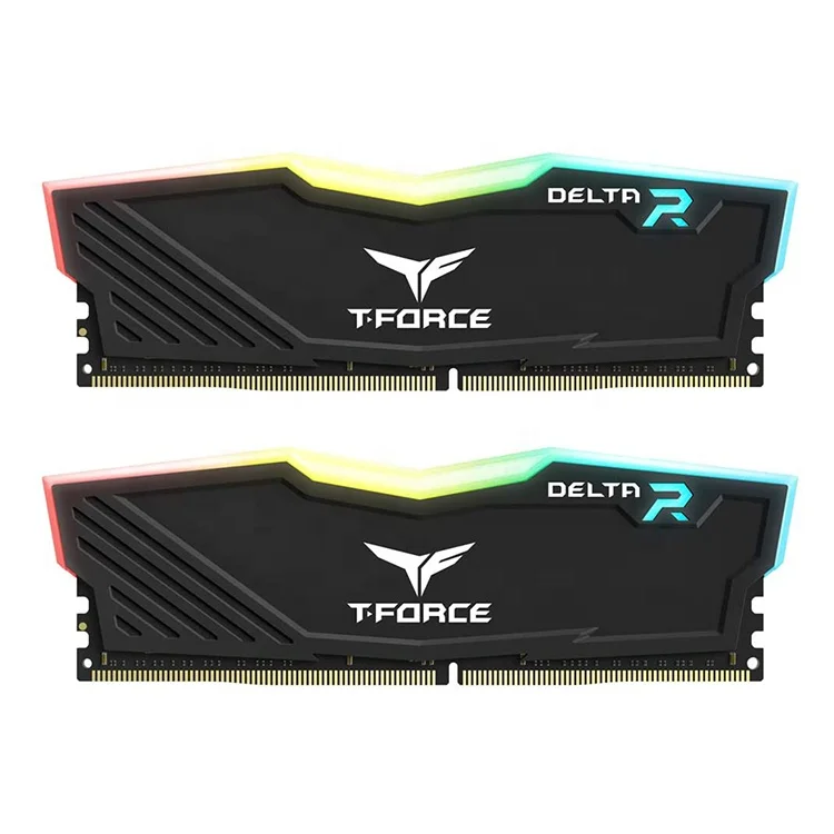 

TEAMGROUP T-Force Delta RGB DDR4 16GB (2x8GB)3600MHz Desktop Gaming Memory Module RAM Black 16G RAM