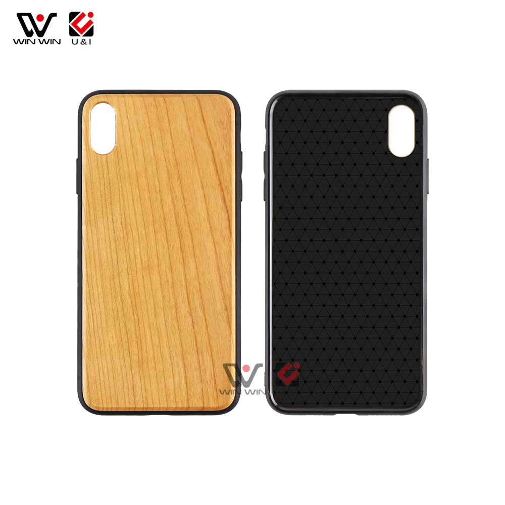 

2021 Hot New Products Custom Wood Mobile Case For iPhone XS Max, Rosewood,black