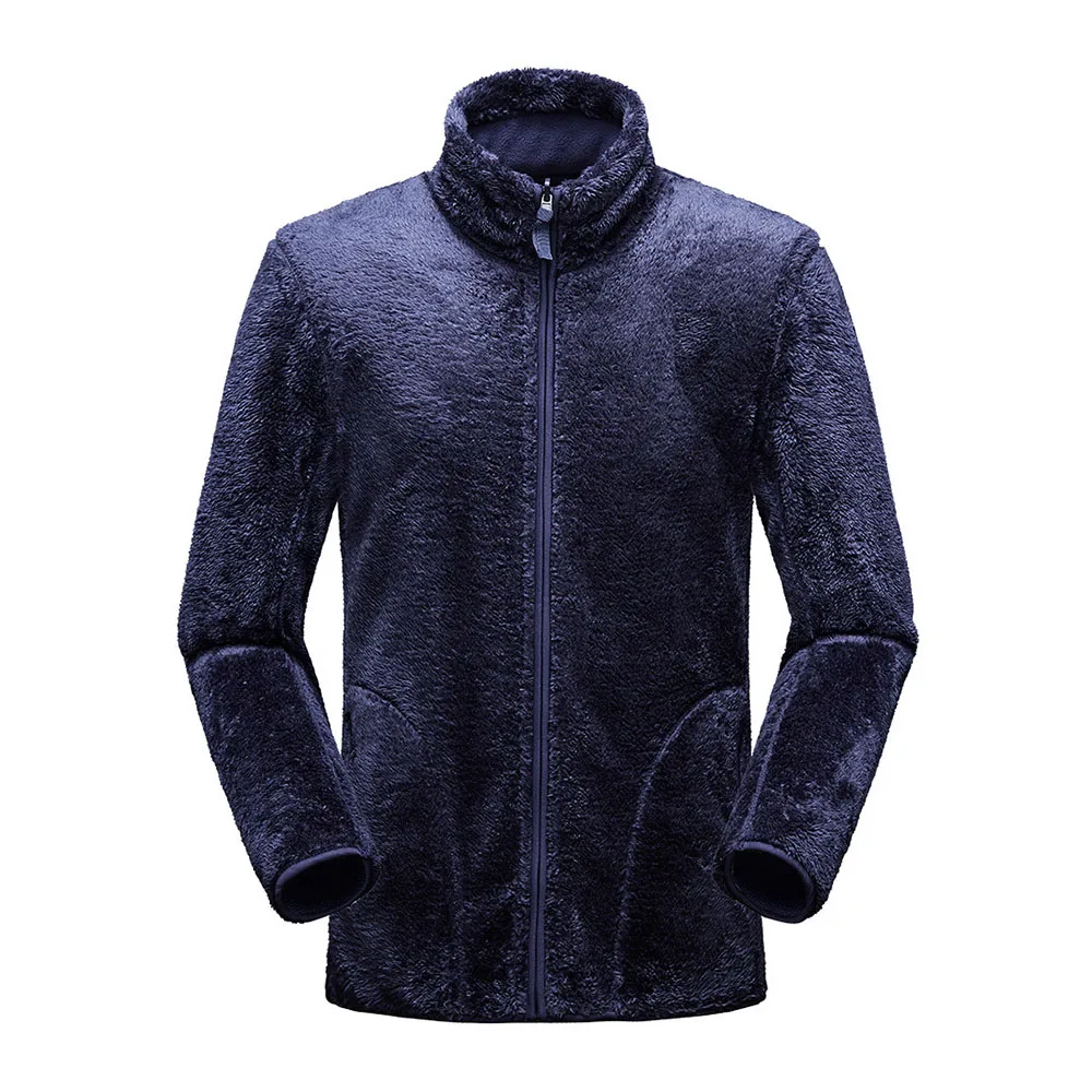 

fleece jacket for men outdoor fleece double-faced plus size coat