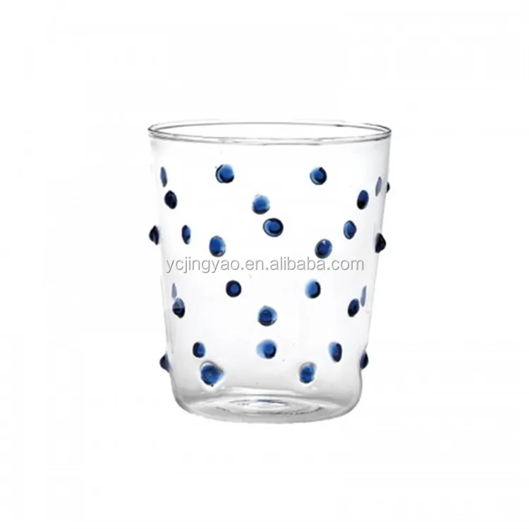 

Customized Handblown Ryrex Borosilicate Coloured Drinking Glass Tea Tumbler, Blue
