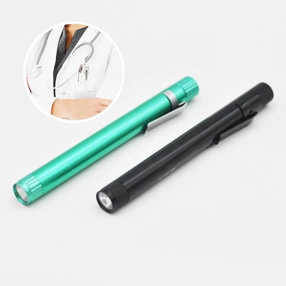 Clover Portable Mini Led Flashlight Medical First Aid Pen Light With Pupil Gauge Measurements