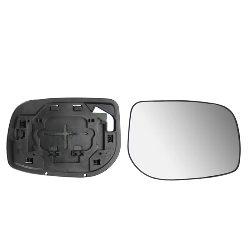 Car Rear View Side Wing Mirror Glass Silver Nonheated & Base Fit For