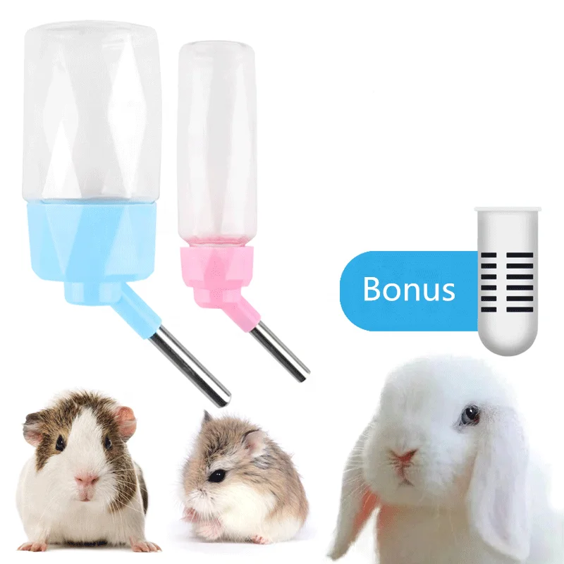 

80ml rabbit hamster pet water drink bottle Steel Ball Bottle hamster water bottle