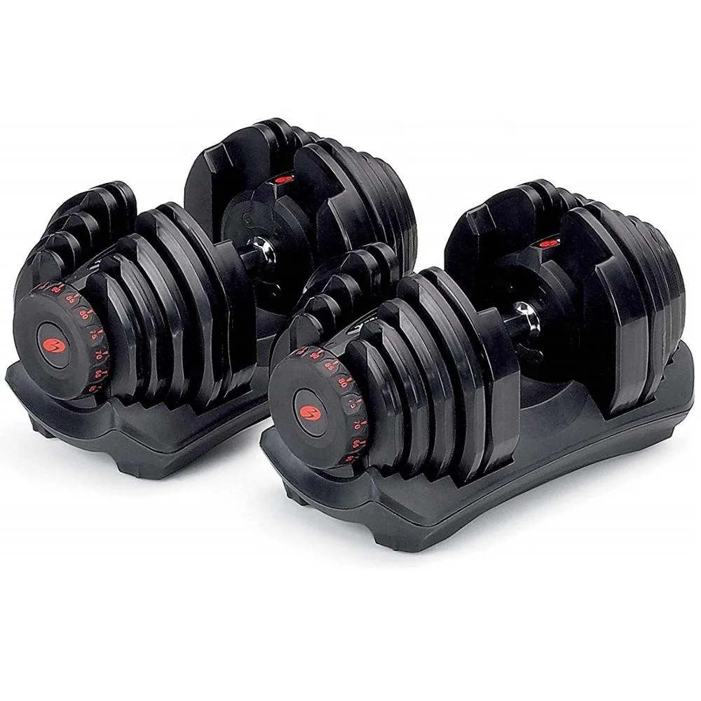 

Wellshow Sport Fitness Automatic Adjustable Dumbbells Sets Stands Weight Lifting Strength Training Equipment Abdominal Trainer, Black