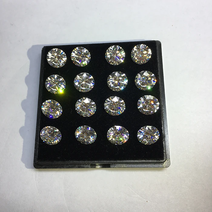 

Yuying Gems Wholesale Round Shape Loose Moissanite 2.5ct VVS White High quality Moissanite Diamond Jewelry