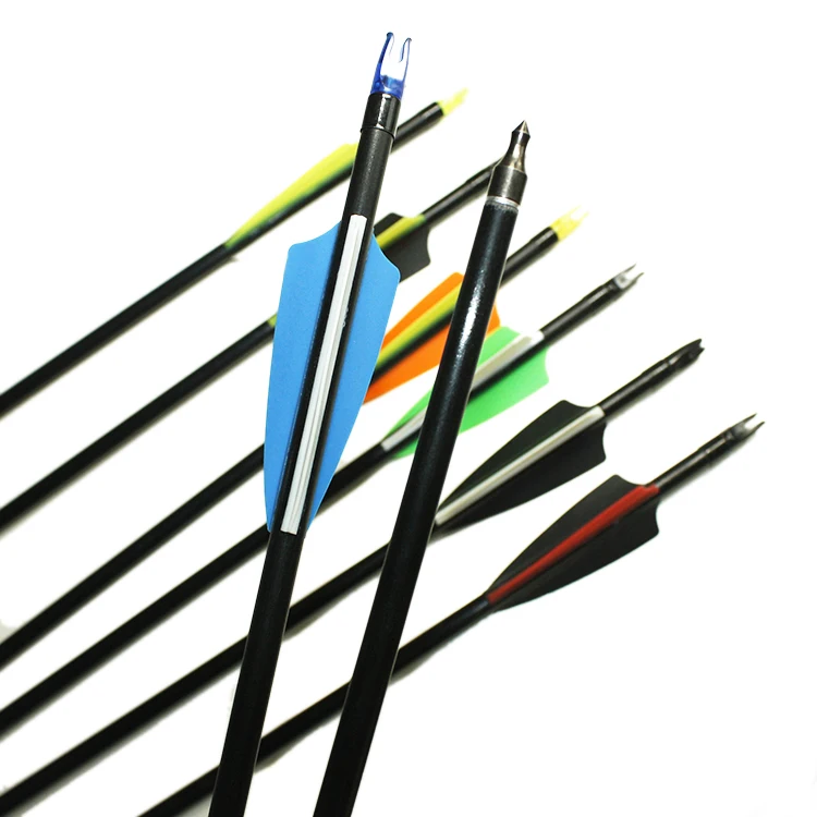 

Archery Recurve Bow Arrows Fiberglass Arrow 28 Inch Shooting Practice Target for Beginners Youth Sport Outdoor