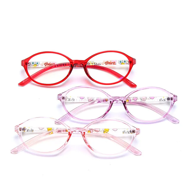 

SKYWAY New Cute Style Small Oval Light Weight TR90 Frame Chlidren Anti Blue Light Blocking Glasses For Kids