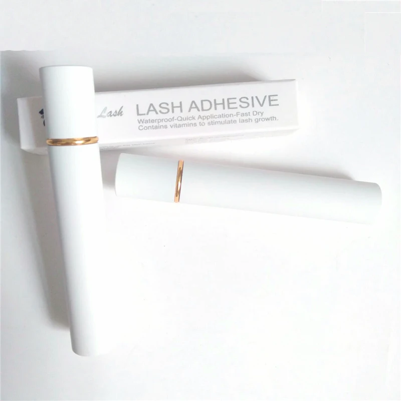

Lash Glue custom private label professional organic strong strip eyelash glue for strip eyelashes, Black,white