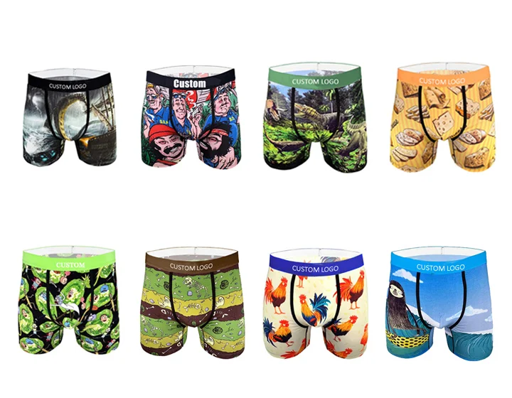 

Wholesale OEM Boxer Brief Eithca Waistband Underwear Inner Wear Men Customized Underpants Bodycon Trunks Men's Briefs & Boxers