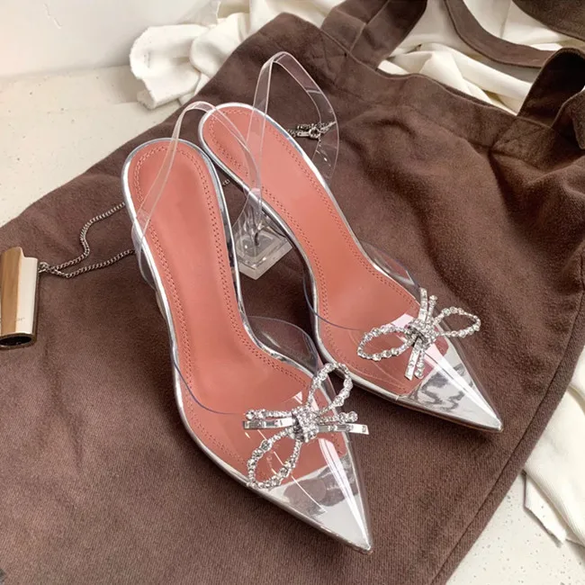 

Fancy Elegant Point Tow Heel Ladies Dress Heel Shoes And Women Pump Sandals, Silver