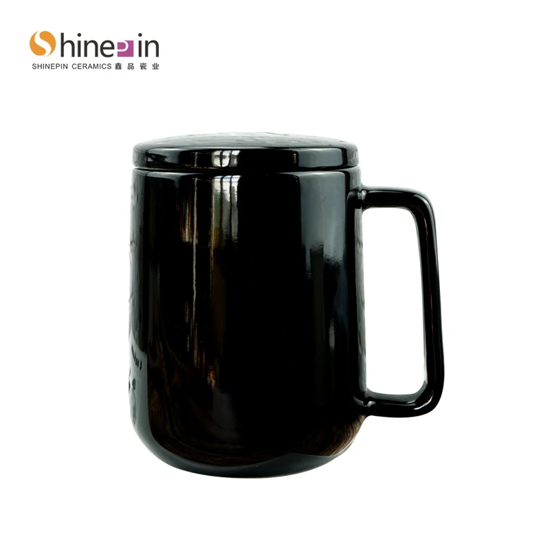 
China mugs wholesale matt black coffee mug 