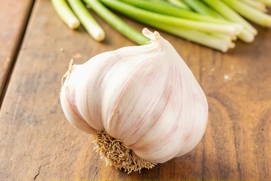 Nahaufnahme einzelner Knoblauchzehen mit papierartiger Haut