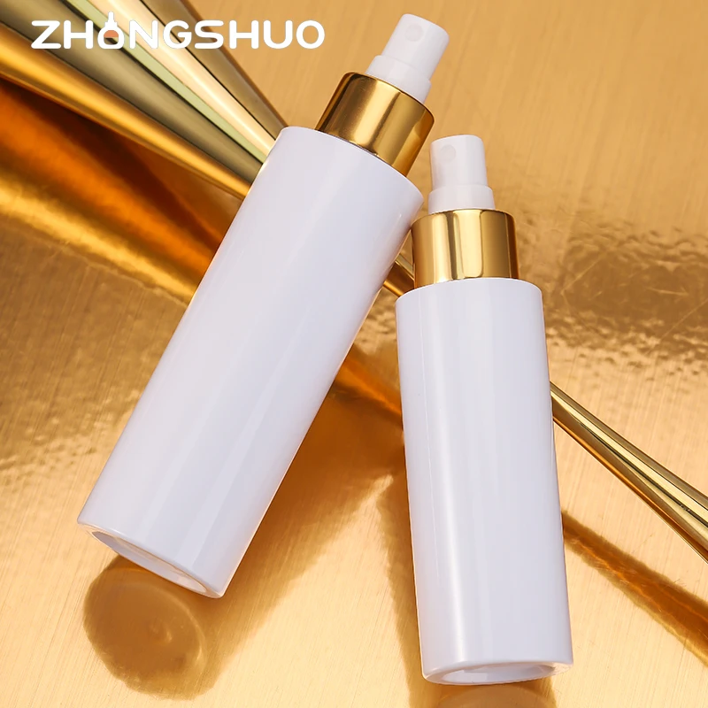 

Wholesale cosmetic packaging 100ml white spray bottle 150ML 200ML plastic spray bottle for 100ml pet white spray bottle