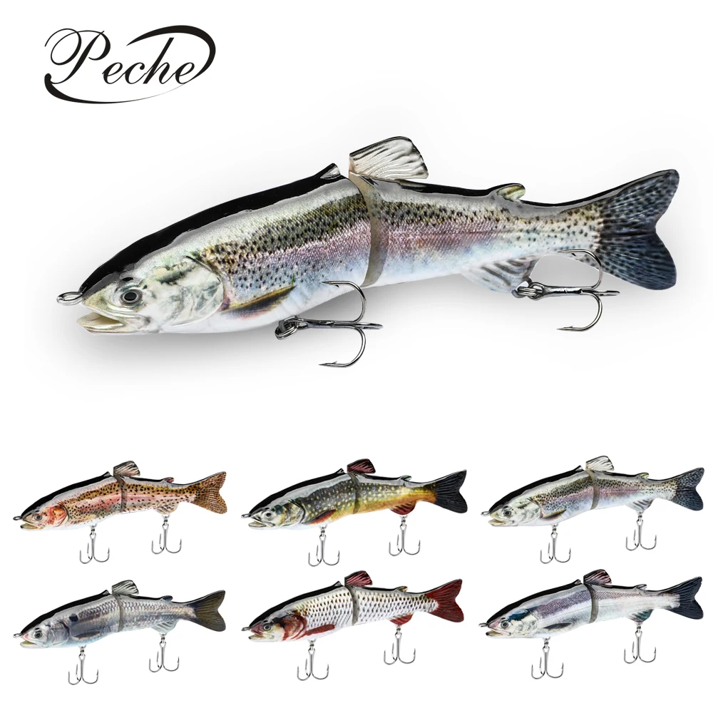 

Dropshipping Multi Jointed Fishing Lure 18cm 66.2g Isca Artificial Swimbait With Fishhook Se Uelos De Pesca Trolling Lure Bait